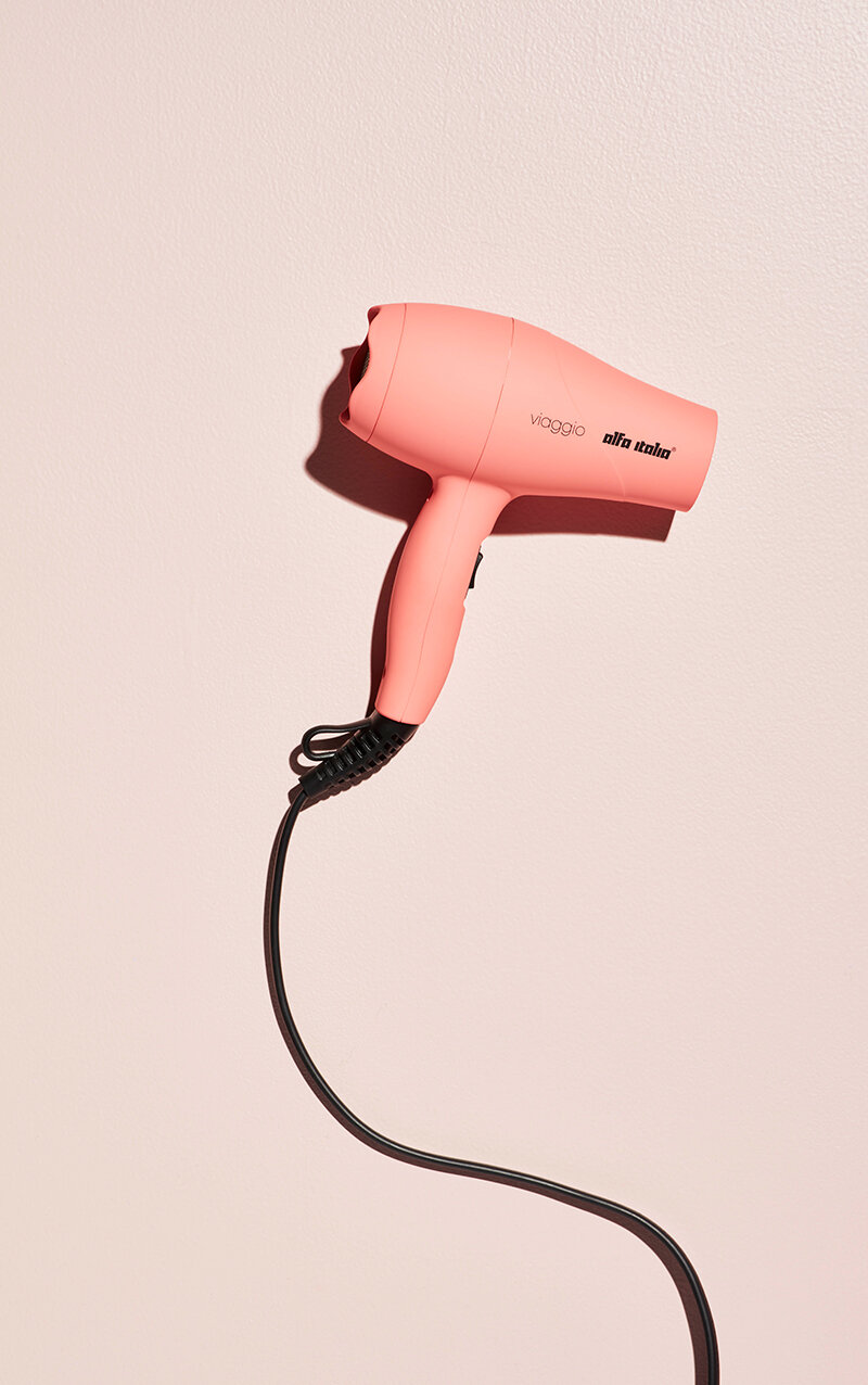 Viaggio hair dryer coral.jpg