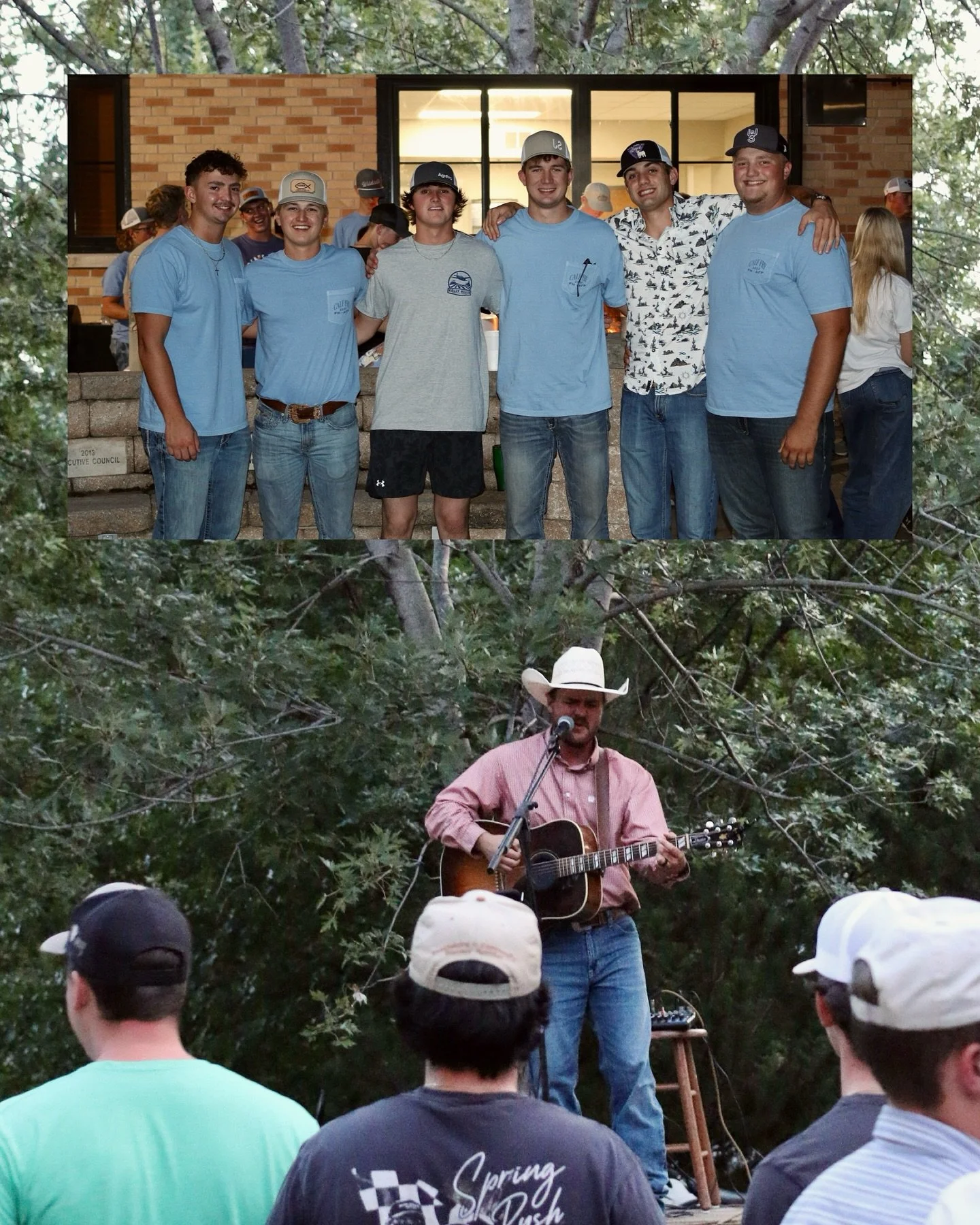 Brothers in Ag Calf Fry 2025 🤠

We had a great time at our second annual Calf Fry with Alpha Gamma Rho with great food and music from local artists. All funds raised go to support our philanthropy, Leukemia &amp; Lymphoma society. Thanks to all who 