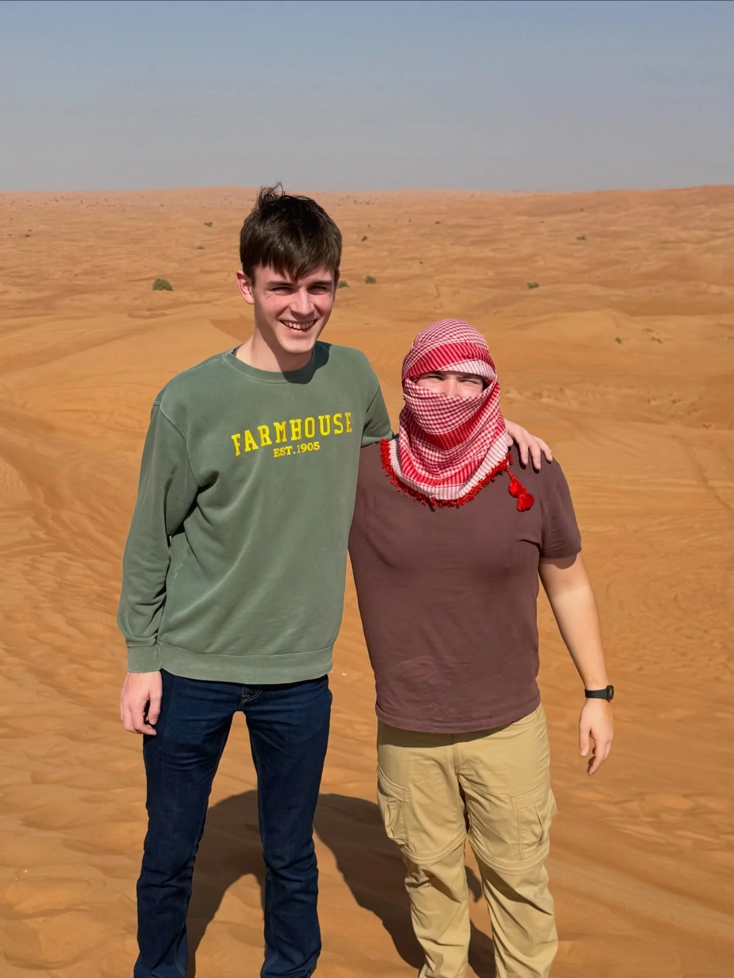Jayden &amp; Samuel had the opportunity to travel to the United Arab Emirates this month, visiting cities like Dubai and Abu Dhabi with the K-State Finance Scholars! During their trip, they had the opportunity to meet with finance companies and exper