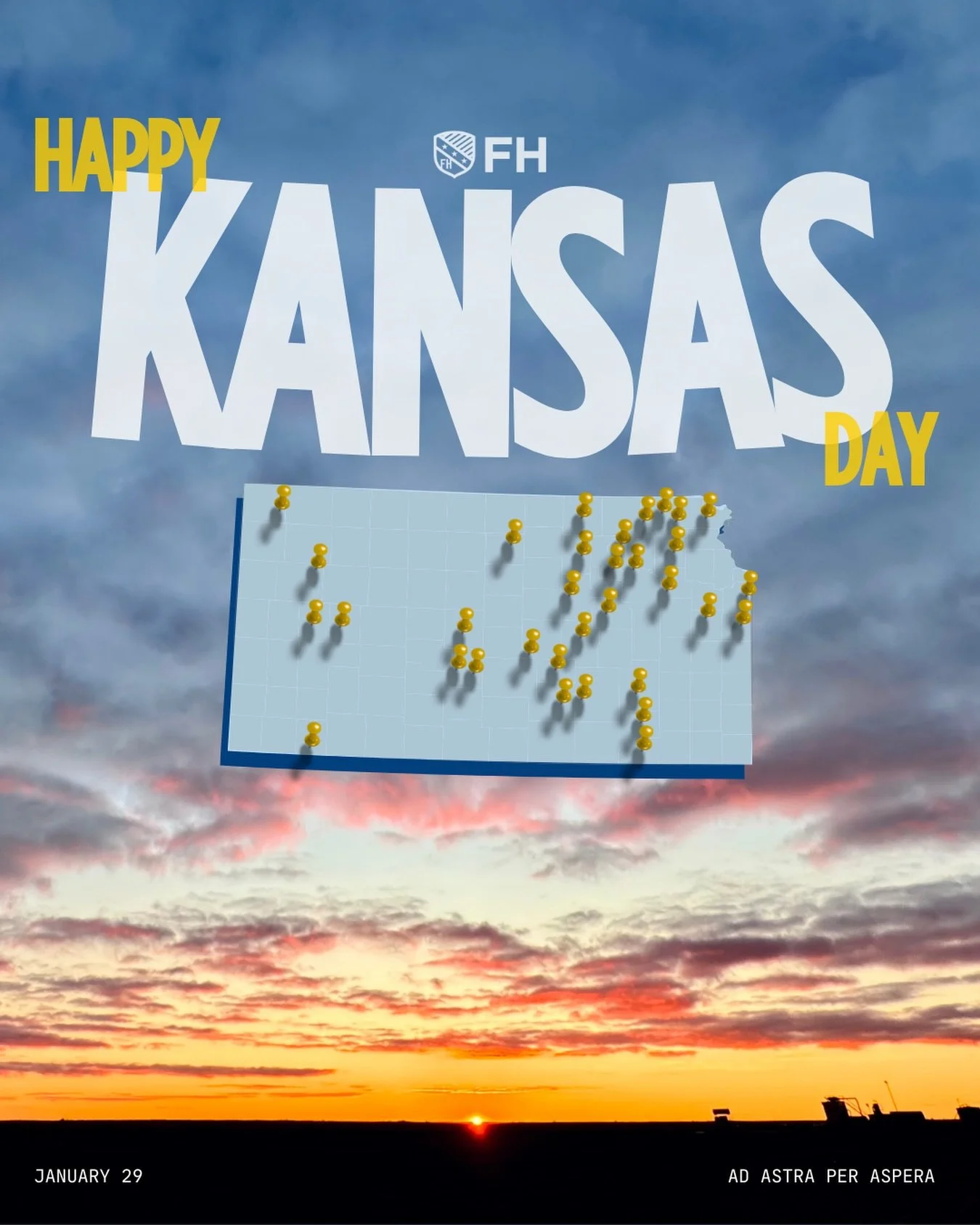 There&rsquo;s no place like home. 🌾

From our hometowns to our home in Manhattan, Kansas is truly the best place to be. Happy Kansas Day!