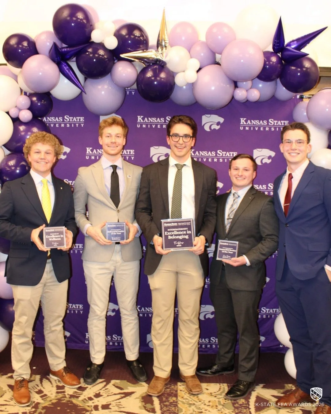 Fraternal Excellence Awards 2026 was a success for FarmHouse. This is always a great event to celebrate the incredible men in our house and the Greek life community as a whole at K-State!

FarmHouse won these awards this year:
Brady Kappelmann - IFC 