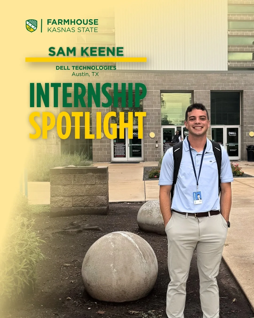 Internship Spotlight; Sam Keene and Matt Hendricks!

This summer, Sam Keene is interning with Dell Technologies in Austin/Round Rock, Texas. Through the Dell NextGen Sales Academy, Sam is developing his skills in enterprise technology sales while wor