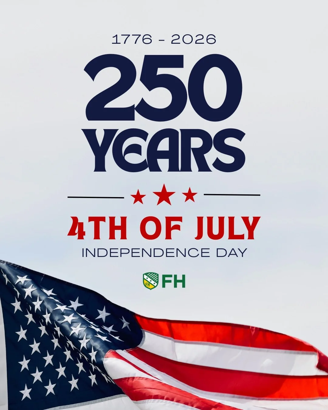 Happy 4th of July! 🇺🇸 Celebrating 250 years of freedom!
