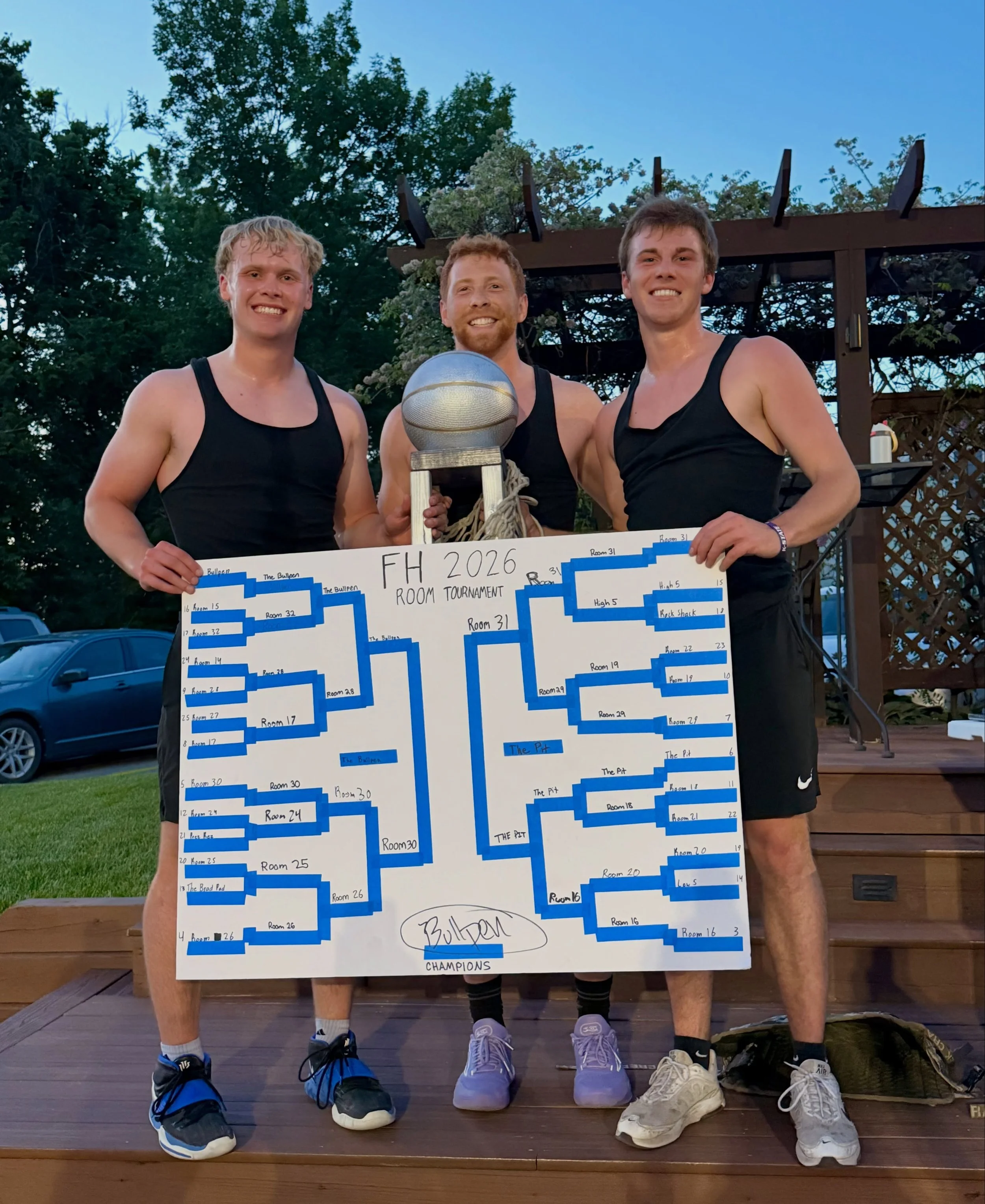 Congratulations to The Bullpen winning our annual 3v3 Room Tournament! 🏆🏀