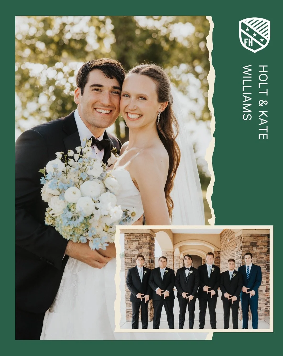 We&rsquo;re celebrating our FarmHouse men who said &ldquo;I do&rdquo; and started an exciting new chapter alongside their forever person. Here&rsquo;s to a lifetime of love, laughter, and growing together.

Holt &amp; Kate Williams 

We&rsquo;re cele