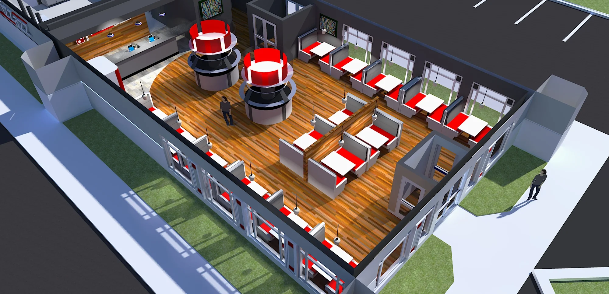 Dominos Pizzazz Prototype Restaurant