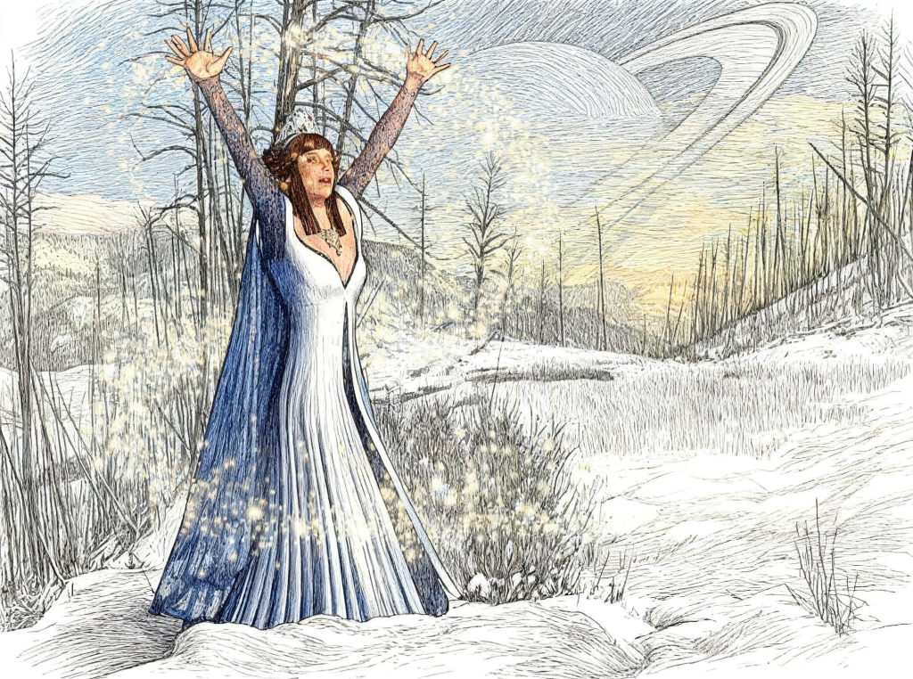 Elven Princess and the Snow Gods
