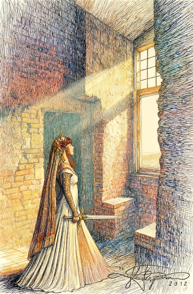 Elven Princess in Castle