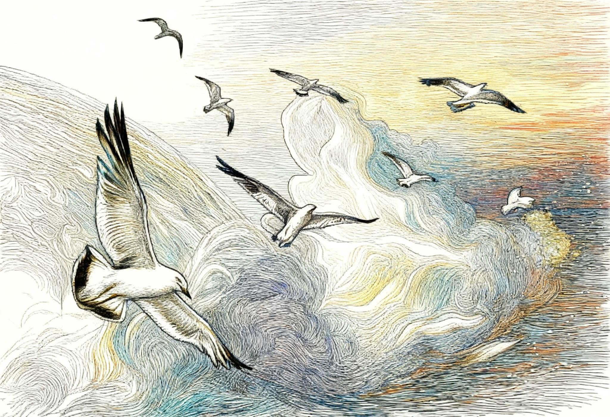 Birds in Flight