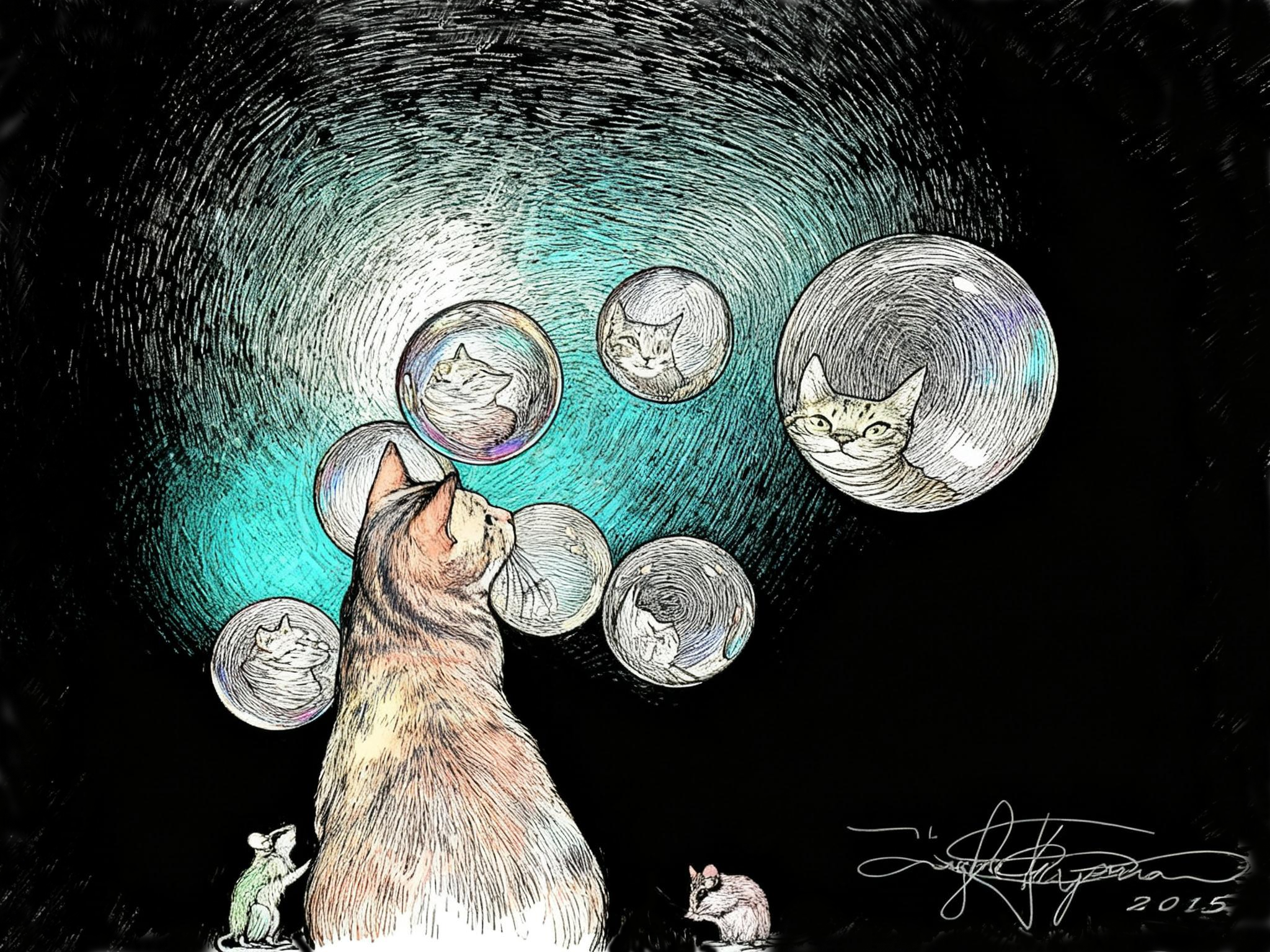 Cat and Crystal--2015