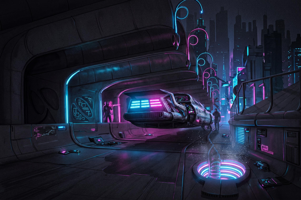 Late Night Service Call in Neon City