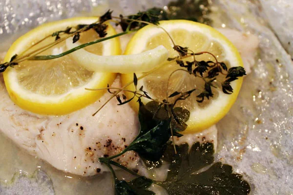 Tilapia en Papillote