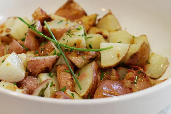 Roasted Red Potato Salad with Bacon Shallot Vinaigrette
