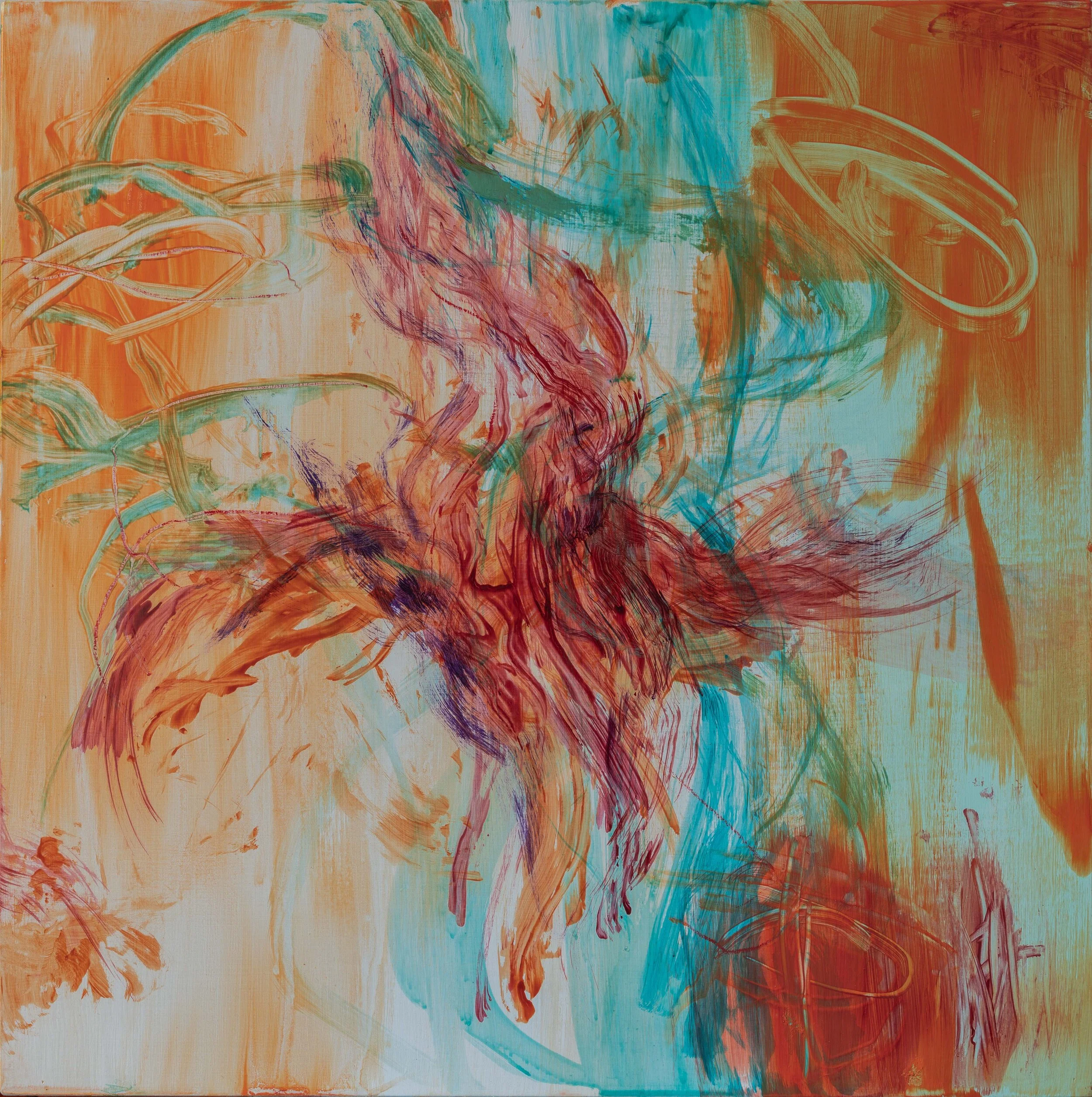 Not following your instructions, 40 W x 40cm H x 2.5cm D, acrylics on MDF board