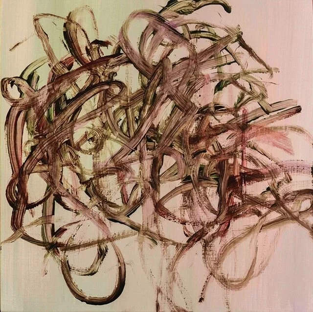 My painting &lsquo;Distraction&rsquo;. Acrylics on board. 400 X 400mm. #nzpainting #nzart #acrylics #abstractart #contemporaryart