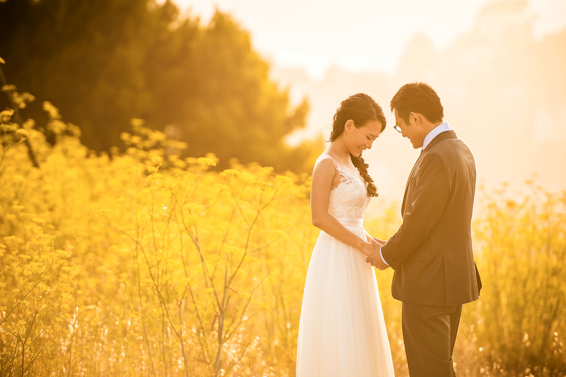 旧金山湾区夕阳婚纱照 san francisco pre wedding