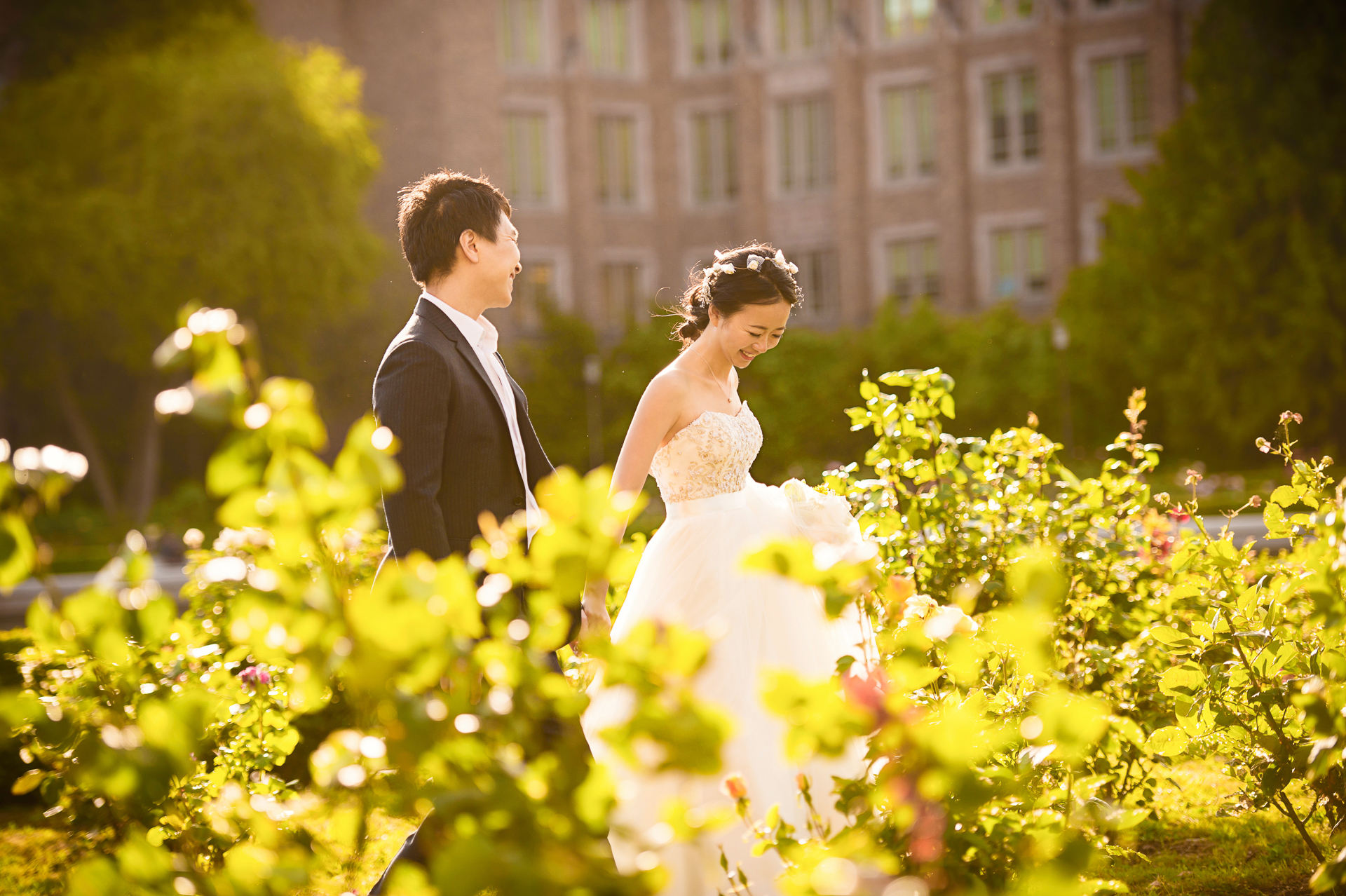 university of washington pre wedding 西雅图华大婚纱照