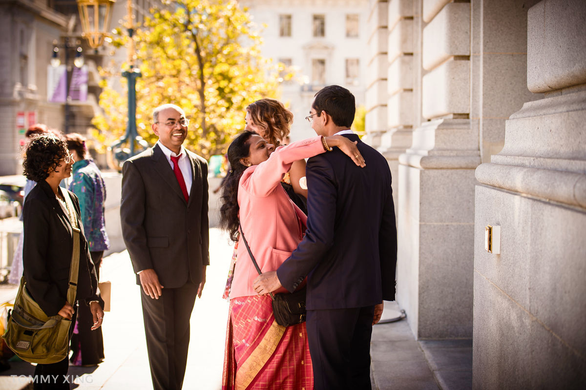 San Francisco City Hall Wedding - 旧金山市政厅婚礼领证仪式 - Tommy Xing