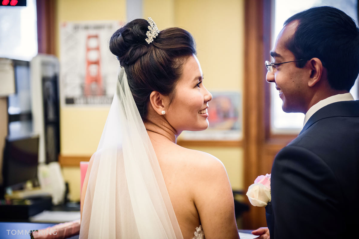 San Francisco City Hall Wedding - 旧金山市政厅婚礼领证仪式 - Tommy Xing