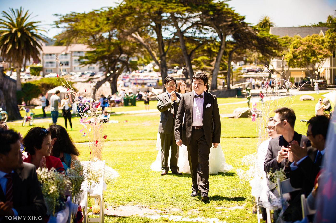 Lovers Point Park Wedding Monterey Wenping & Li  San Francisco Bay Area 旧金山湾区 洛杉矶婚礼婚纱照摄影师 Tommy Xing Photography 042.jpg