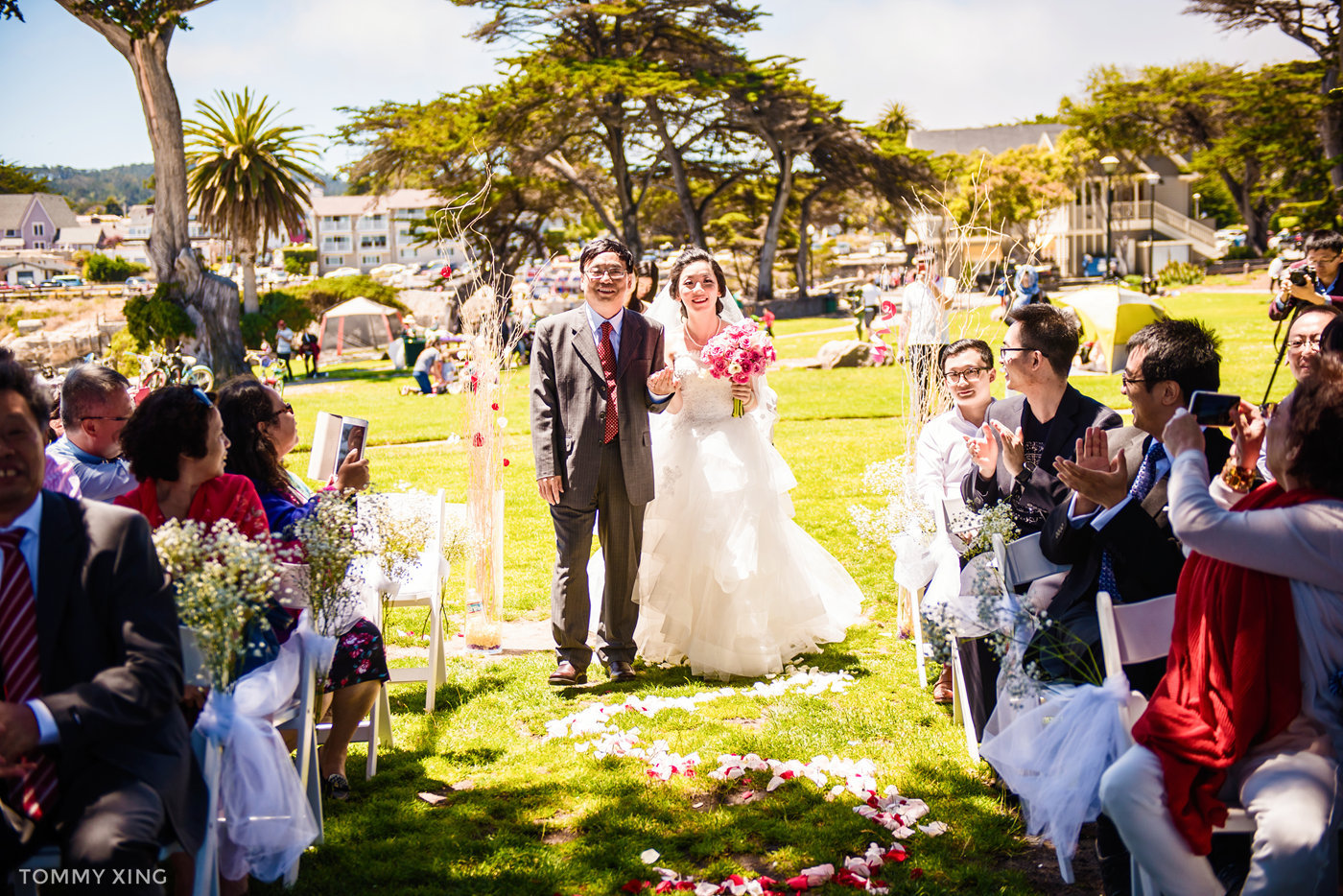 Lovers Point Park Wedding Monterey Wenping & Li  San Francisco Bay Area 旧金山湾区 洛杉矶婚礼婚纱照摄影师 Tommy Xing Photography 049.jpg