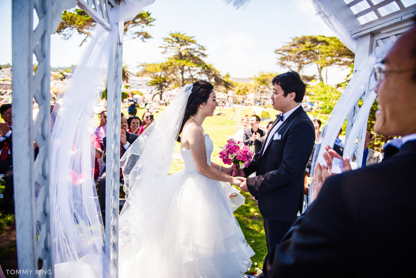 Lovers Point Park Wedding Monterey Wenping & Li  San Francisco Bay Area 旧金山湾区 洛杉矶婚礼婚纱照摄影师 Tommy Xing Photography 060.jpg