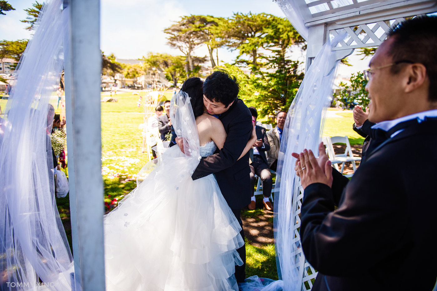 Lovers Point Park Wedding Monterey Wenping & Li  San Francisco Bay Area 旧金山湾区 洛杉矶婚礼婚纱照摄影师 Tommy Xing Photography 063.jpg