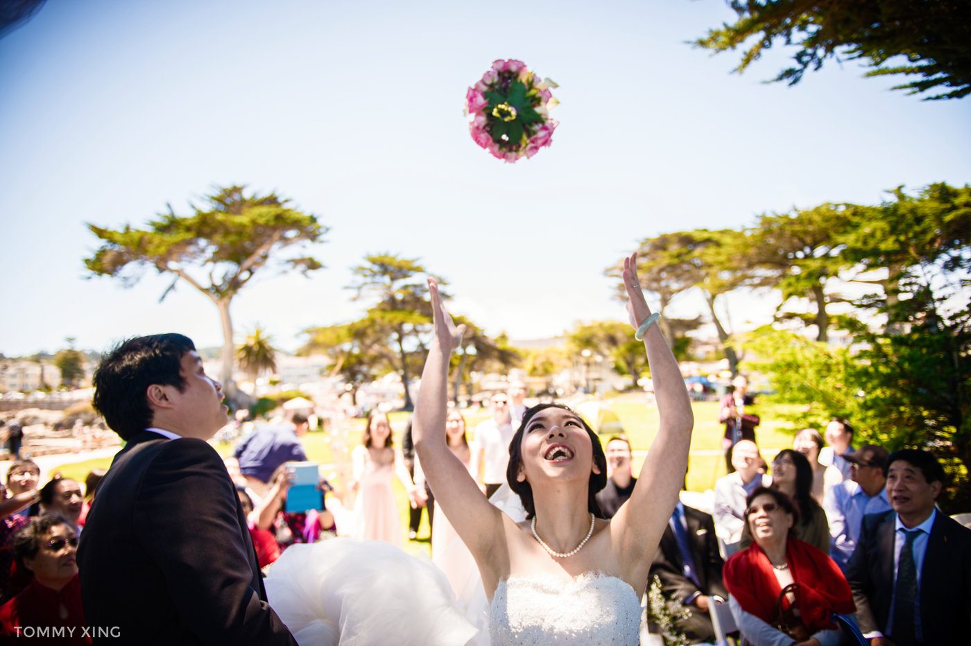 Lovers Point Park Wedding Monterey Wenping & Li  San Francisco Bay Area 旧金山湾区 洛杉矶婚礼婚纱照摄影师 Tommy Xing Photography 111.jpg