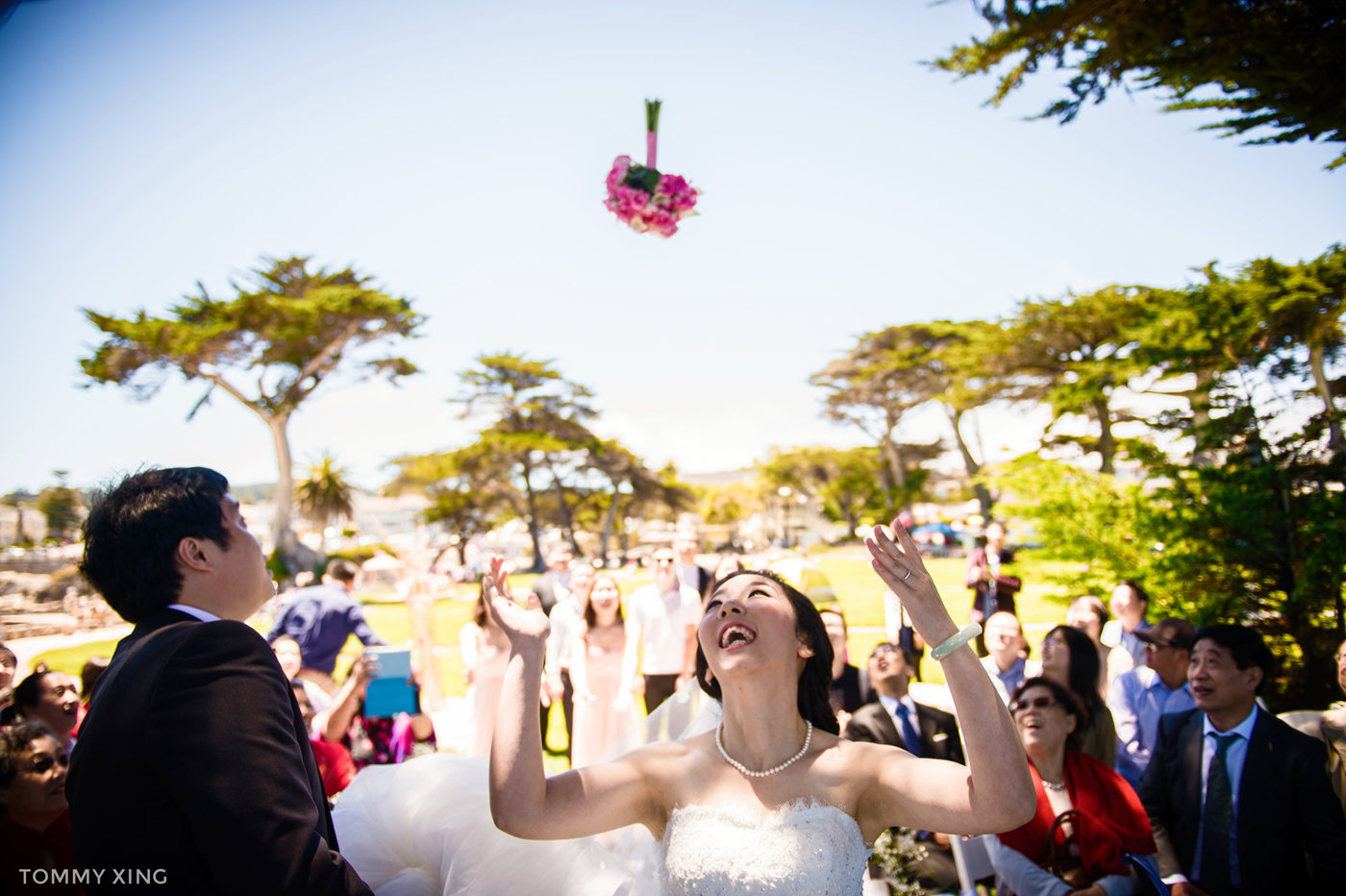 Lovers Point Park Wedding Monterey Wenping & Li  San Francisco Bay Area 旧金山湾区 洛杉矶婚礼婚纱照摄影师 Tommy Xing Photography 112.jpg
