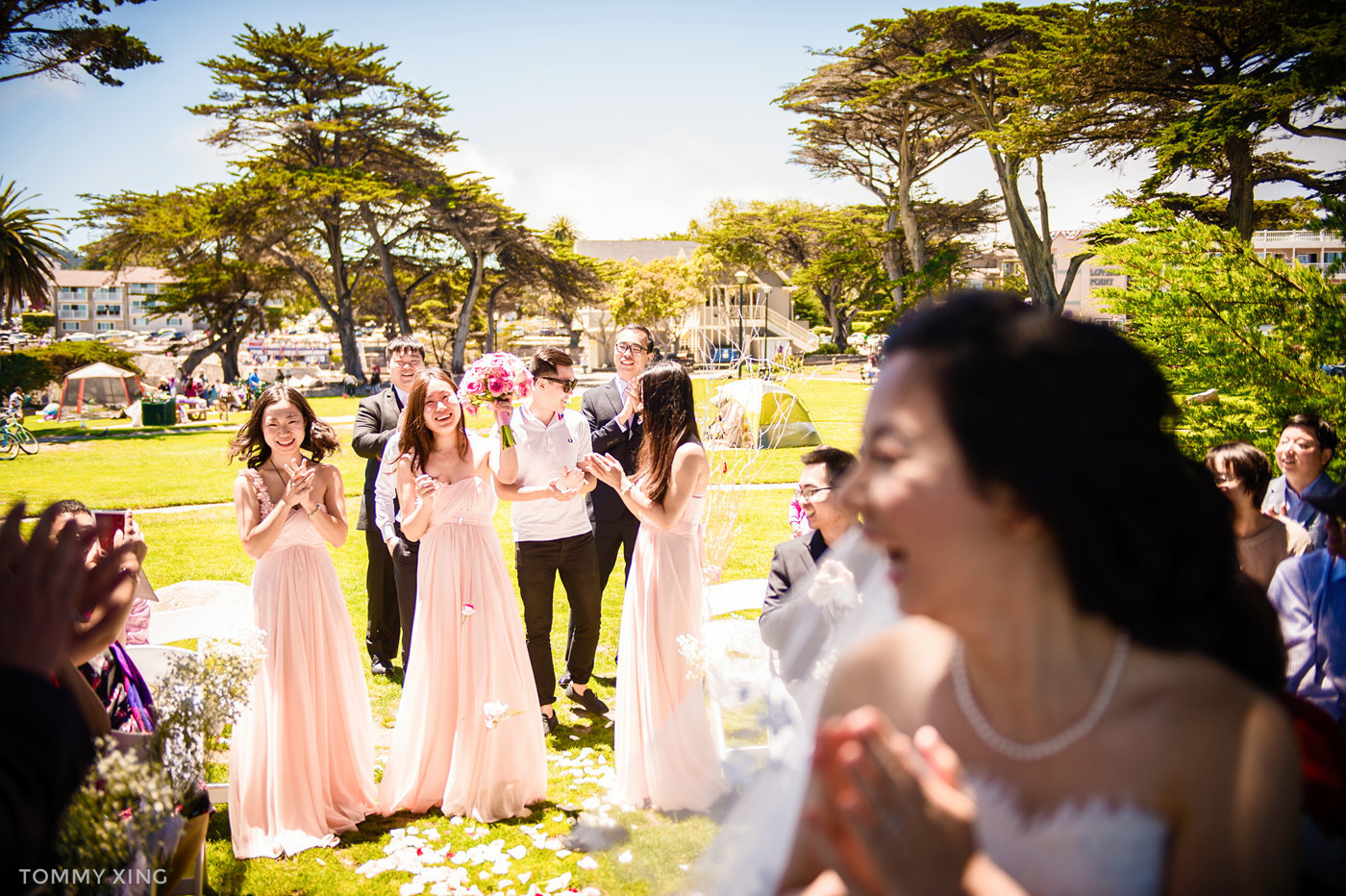 Lovers Point Park Wedding Monterey Wenping & Li  San Francisco Bay Area 旧金山湾区 洛杉矶婚礼婚纱照摄影师 Tommy Xing Photography 115.jpg