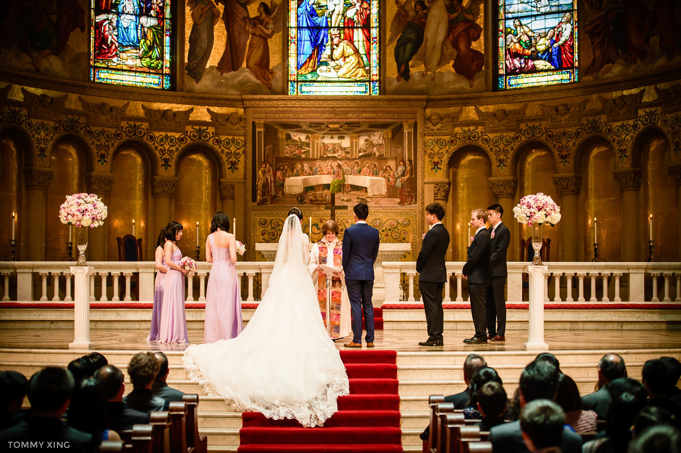stanford memorial church wedding 旧金山湾区斯坦福教堂婚礼 Tommy Xing Photography 065.jpg