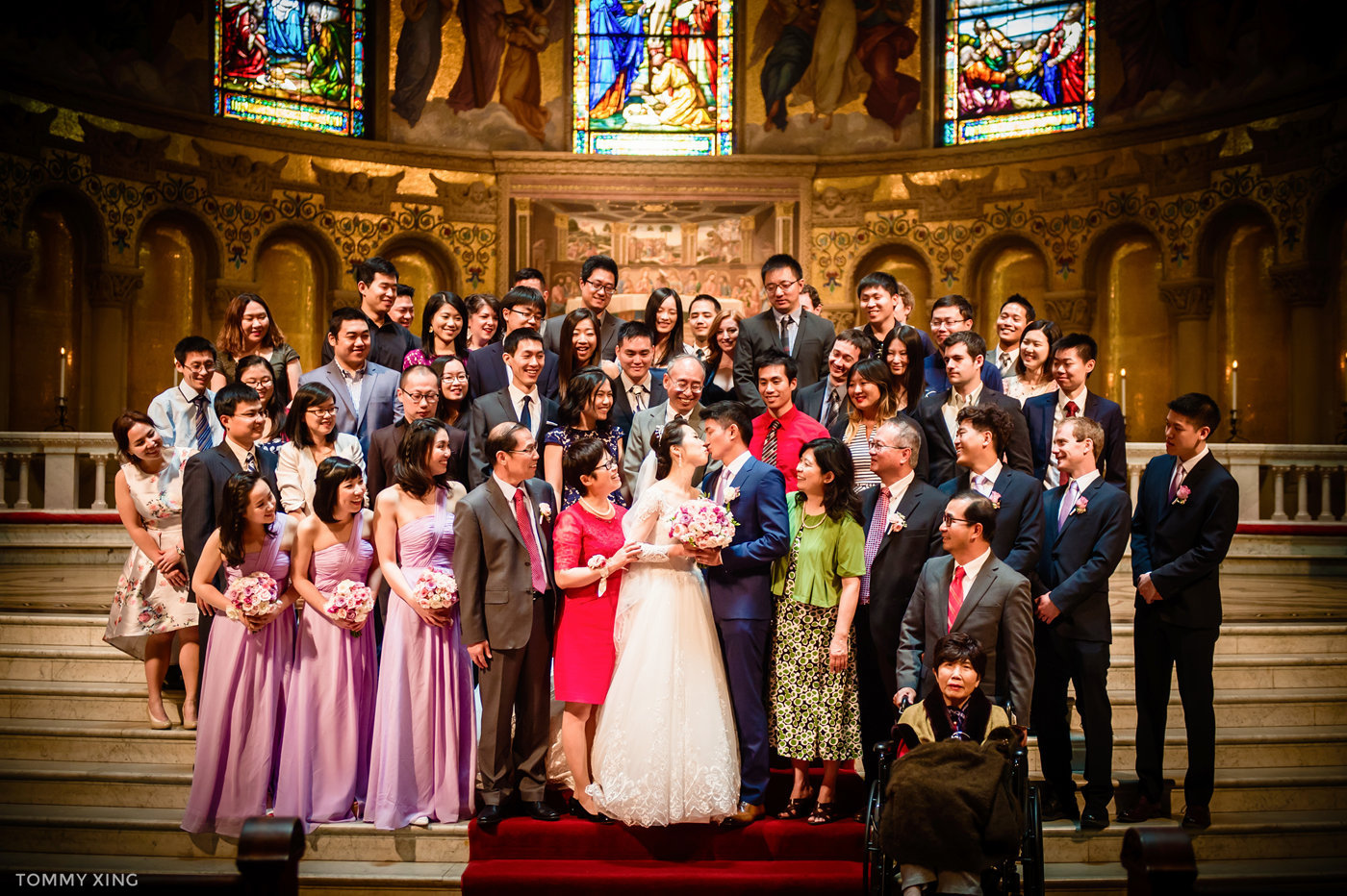 stanford memorial church wedding 旧金山湾区斯坦福教堂婚礼 Tommy Xing Photography 094.jpg