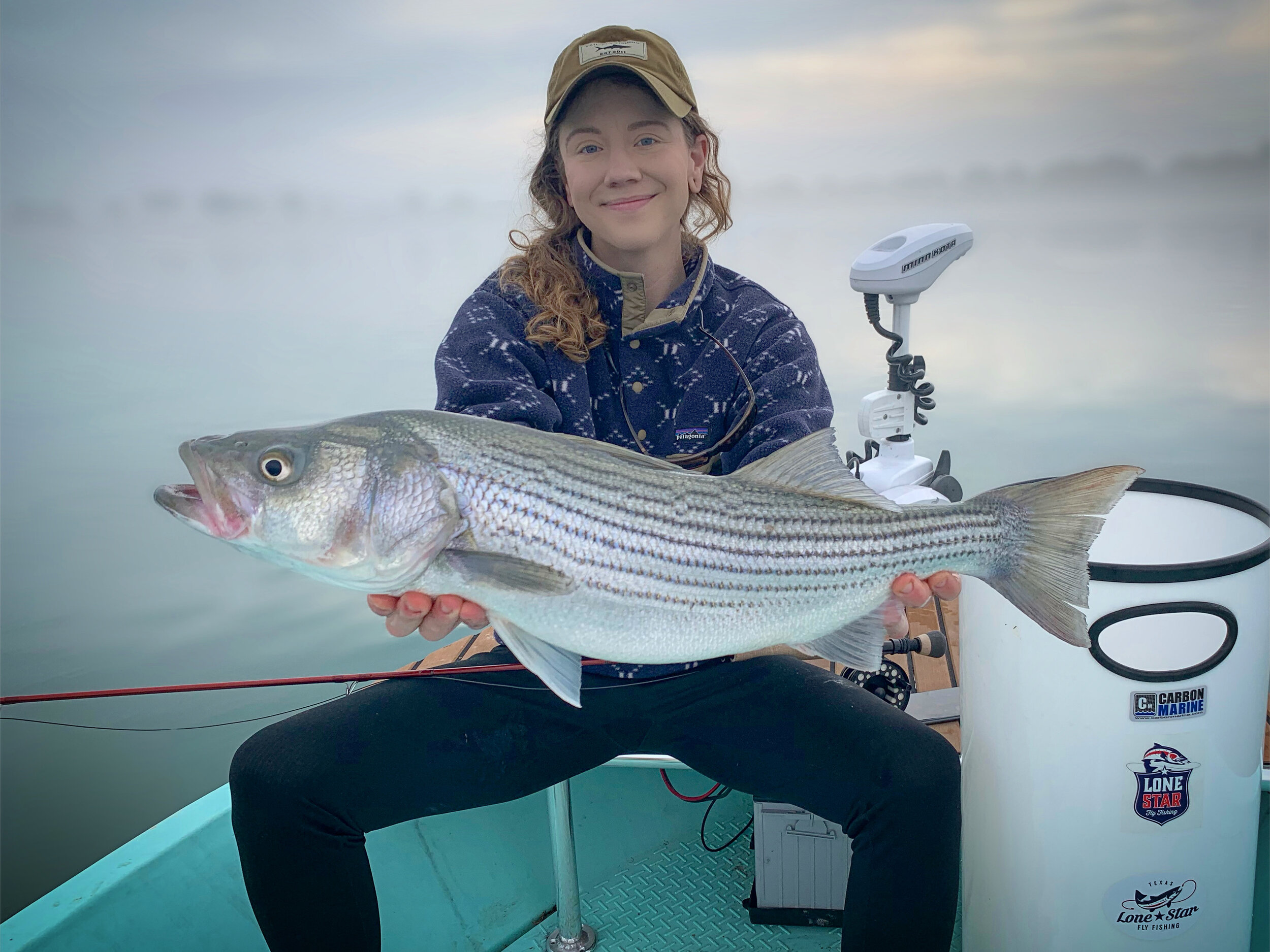 texas striper fly fishing