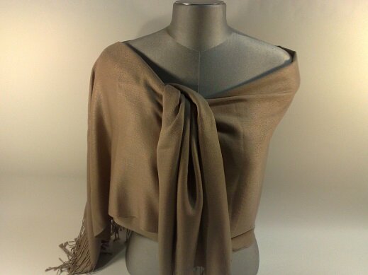 beige shawl wrap