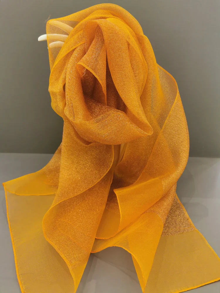 yellow silk scarves