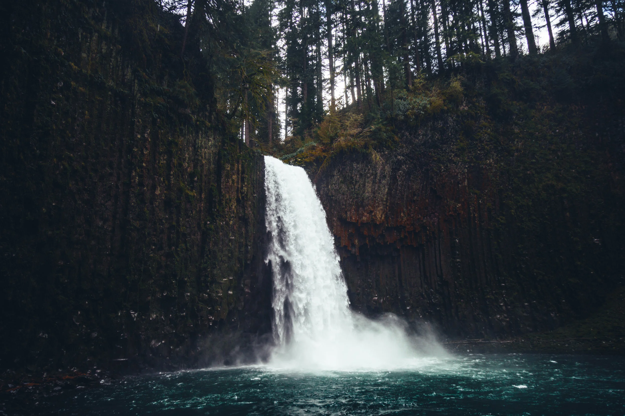 Abiqua Falls, Oregon USA February 2017