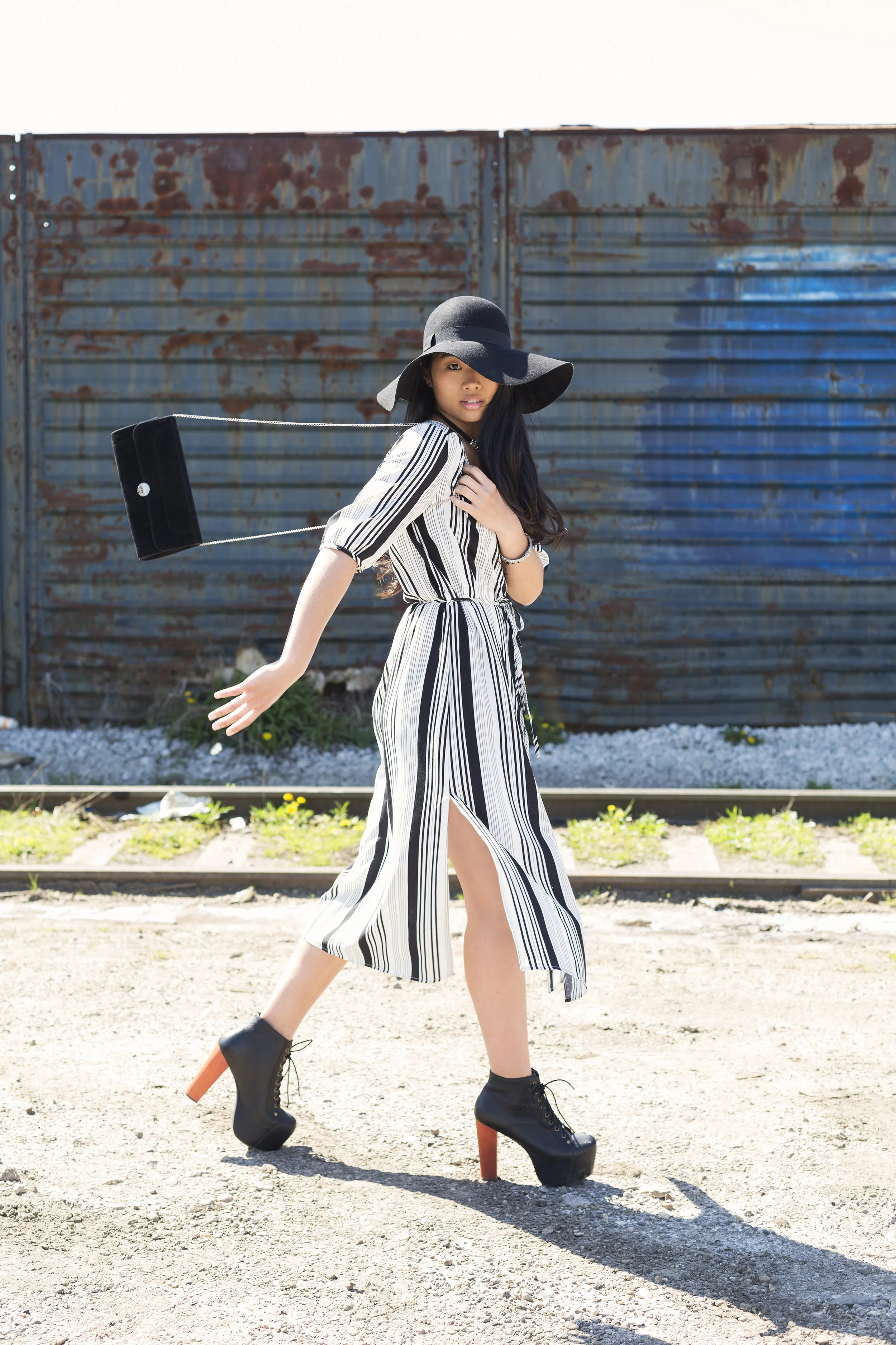 Keep cool with side slits and light-weight dresses