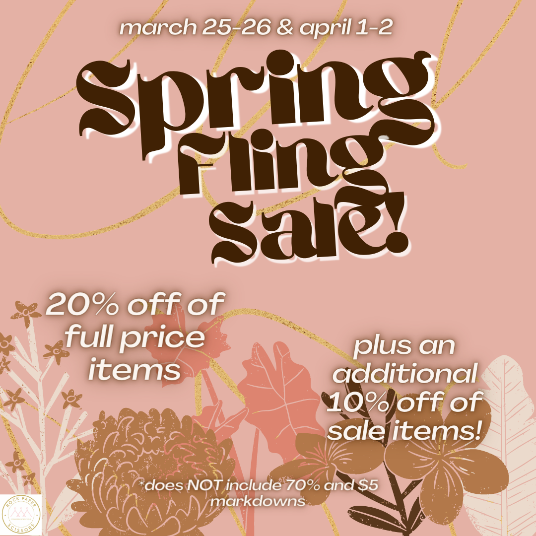 SPRING FLING SALE!