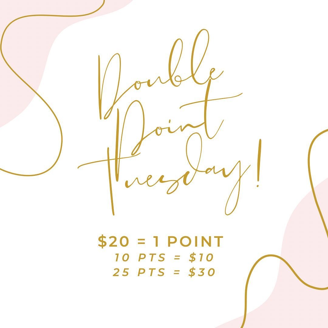 Happy #DoublePointTuesday and #nationalthriftshopday !! ✨💙 Come celebrate by racking up those points at your favorite second hand boutique!