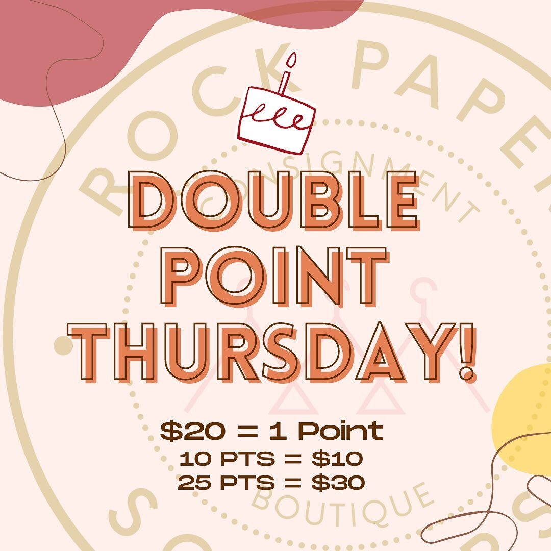 Our Birthday Weekend is Here!

Stop in today ONLY for DOUBLE POINTS! Rack up those points and score BIG discounts all at once 🎉✨

AND don&rsquo;t forget the FIRST 15 shoppers to spend $20 or more get a chance to win our GOLDEN GIFT CARD- plus goodie