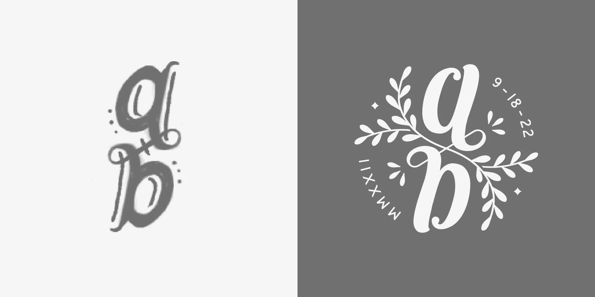  A+B Monogram concept &amp; final 