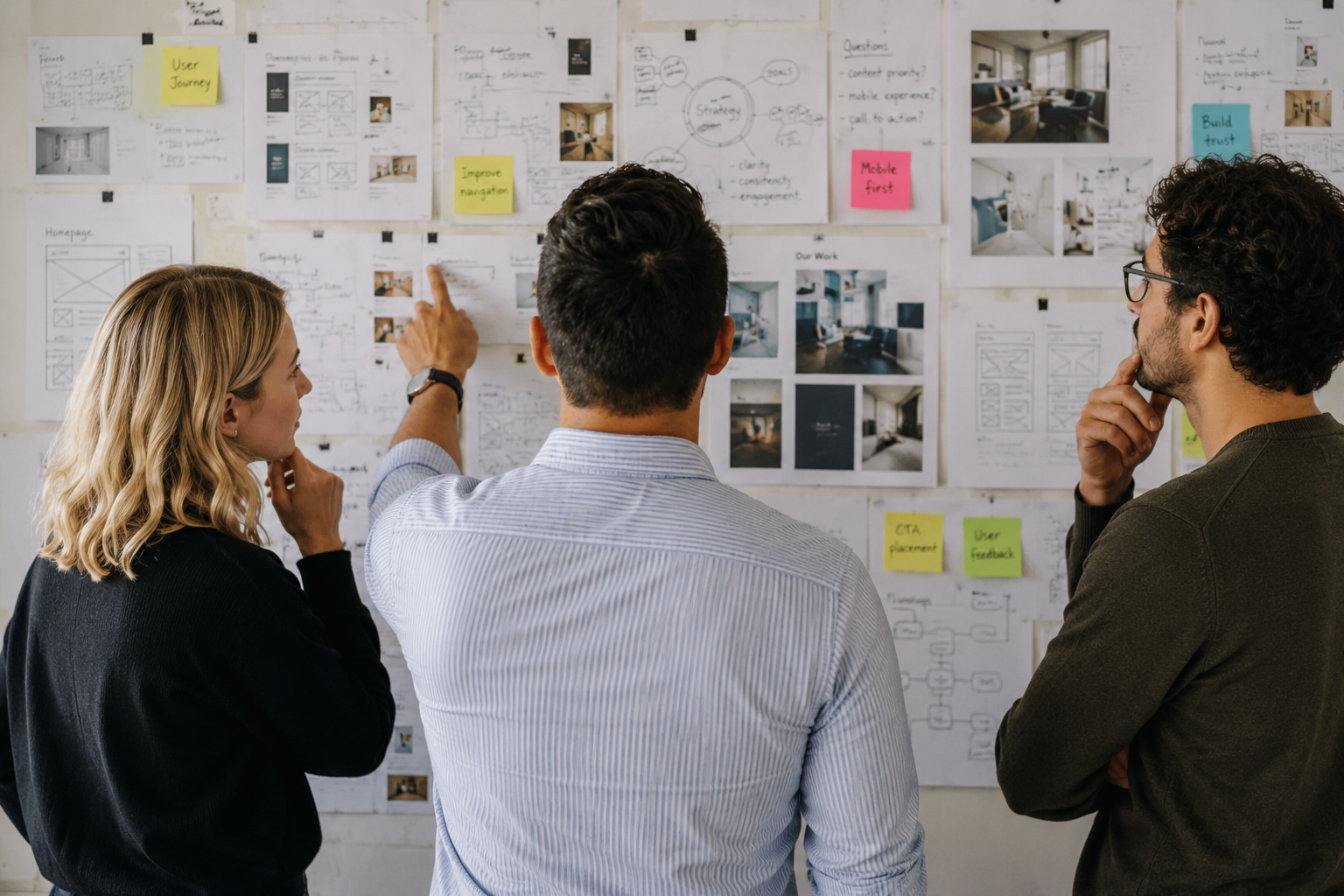 wall of ideas