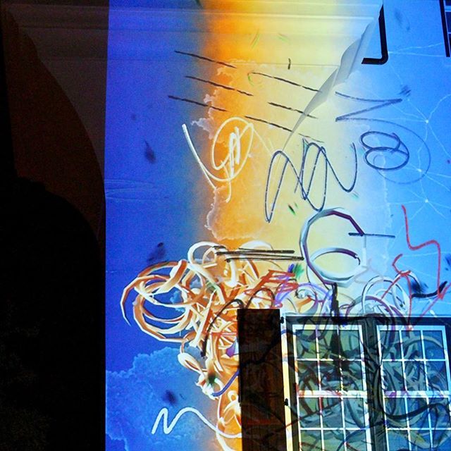 @dgalysbeach @unsplash #photography #projection #digitalgraffiti #art #textures #colors #building #night #projectionmapping #digitalart #dgalysbeach #alysbeach