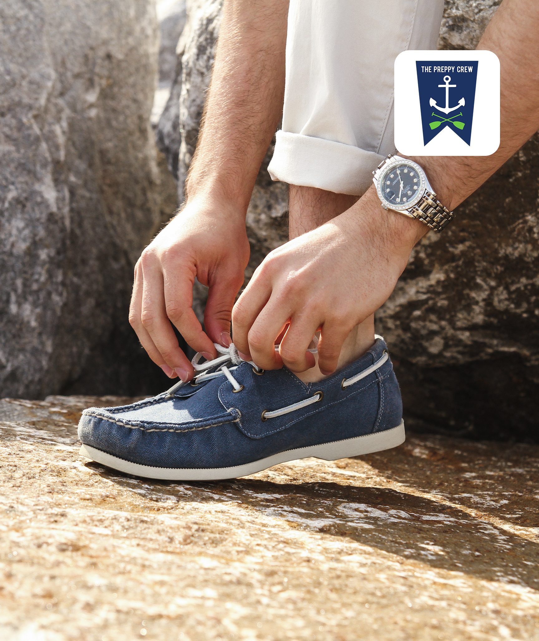 preppy boat shoes