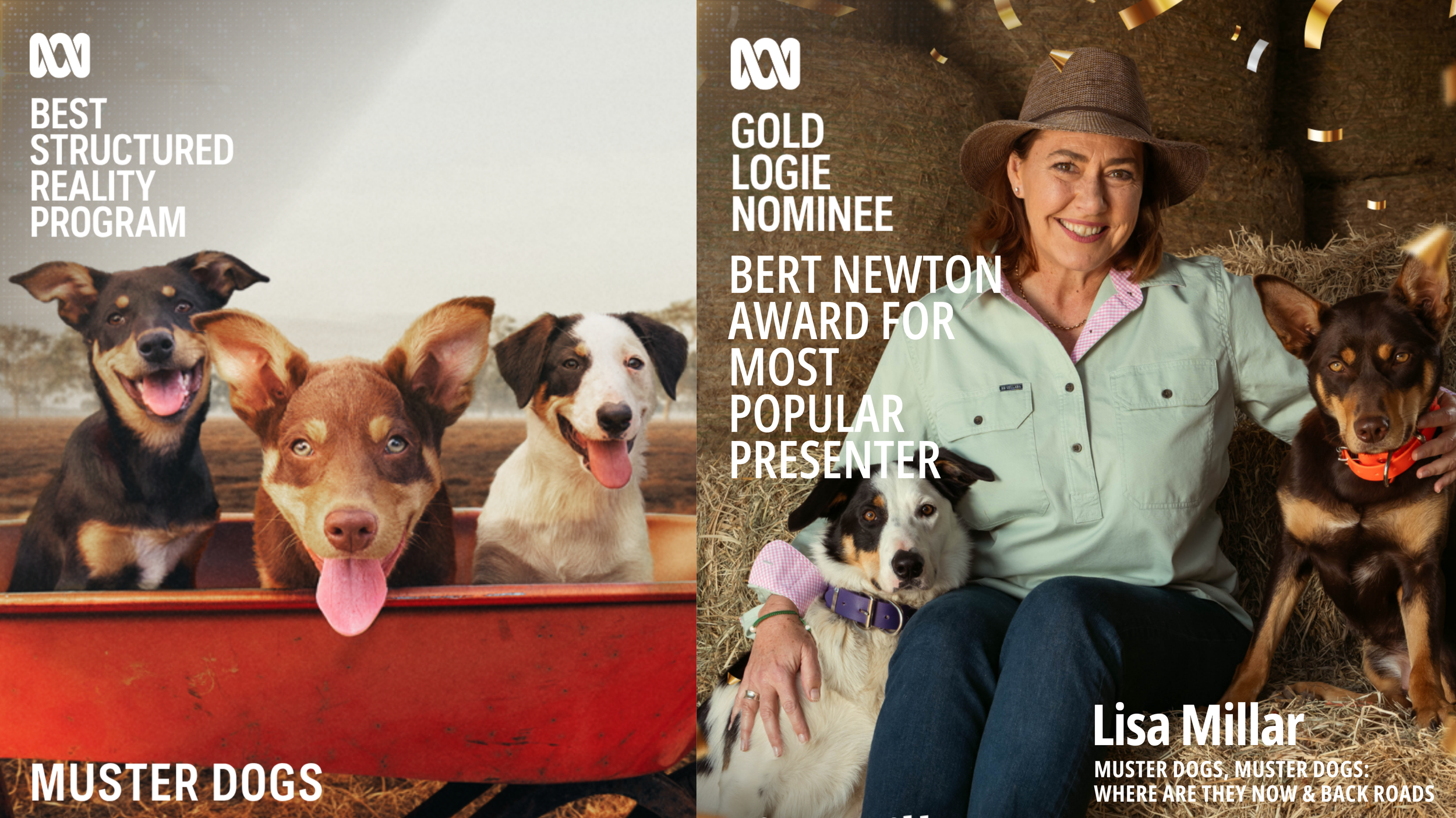 Muster Dogs Celebrates Three TV WEEK Logie Award Nominations