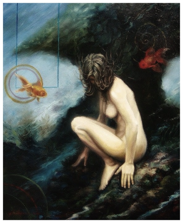 PROFUNDA GEA Oil / canvas 36 X 24 inches 2007