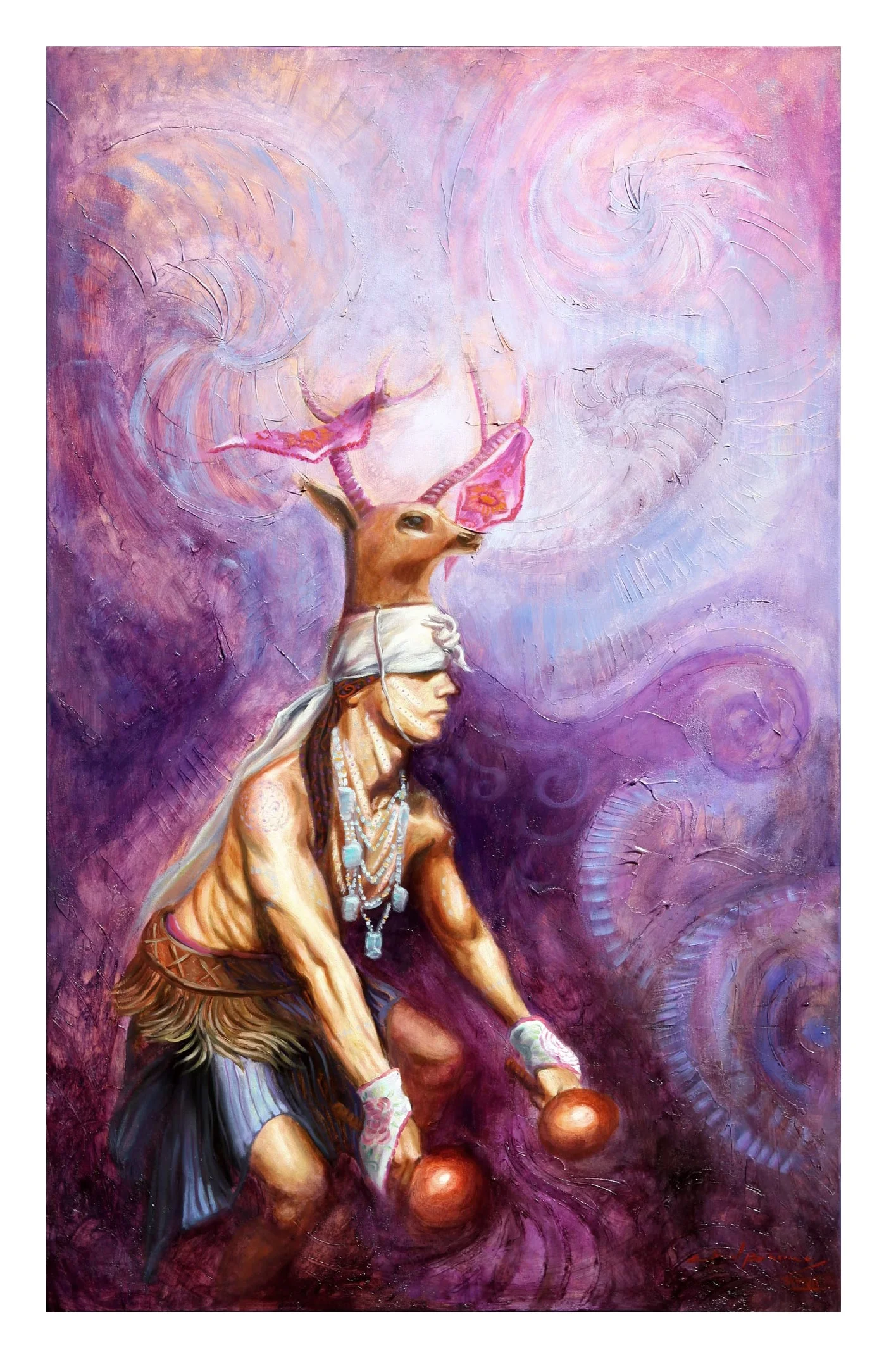 ESPIRITU DE LA TIERRA mixed media / canvas 36x60 in. 2017