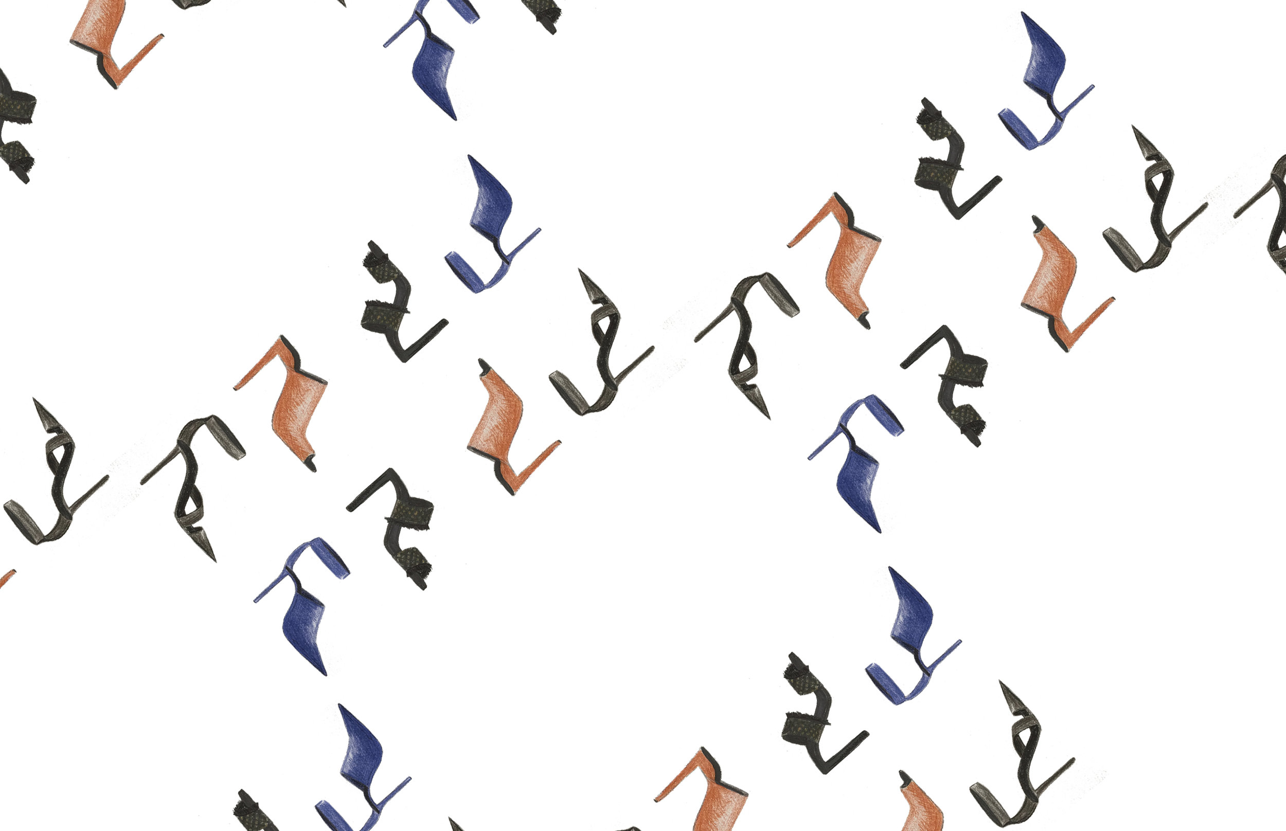 Step and Repeat - Shoe concepts pattern - 2015