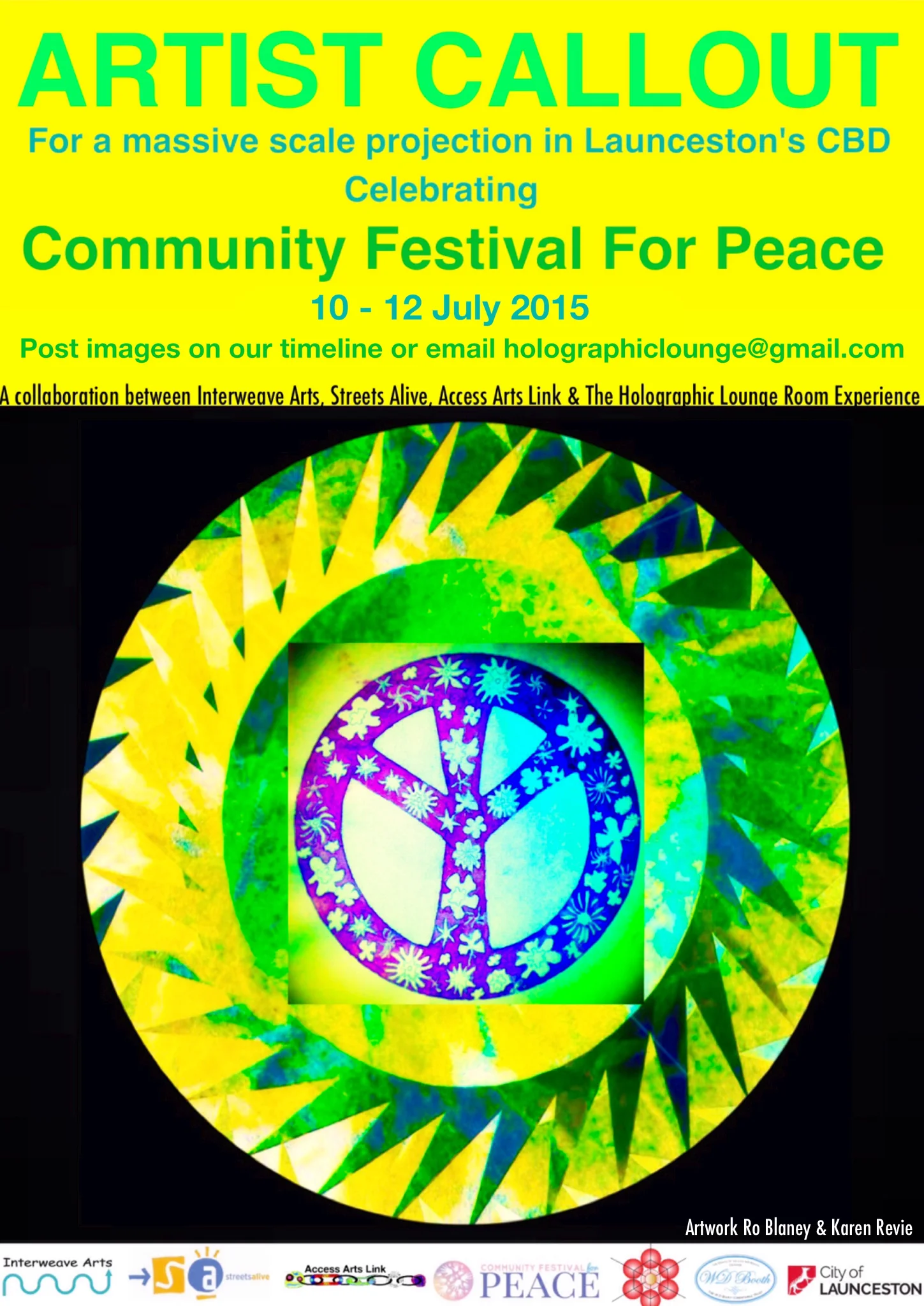 Artist Callout - Peace Projection Images wanted