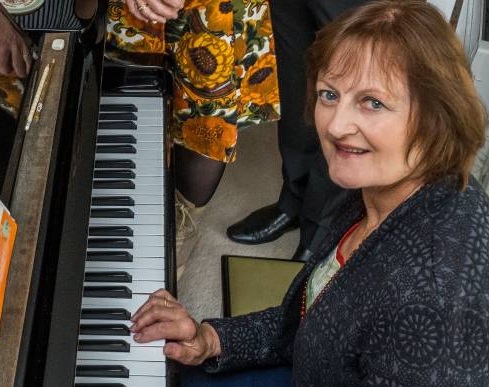Lynda Jessup playing piano - Contemplative Live Music in the Chapel 